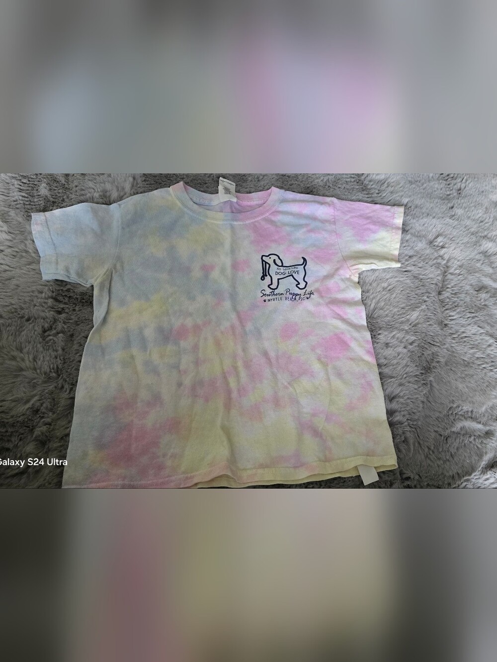 Southern Puppy Life crop t-shirt xs